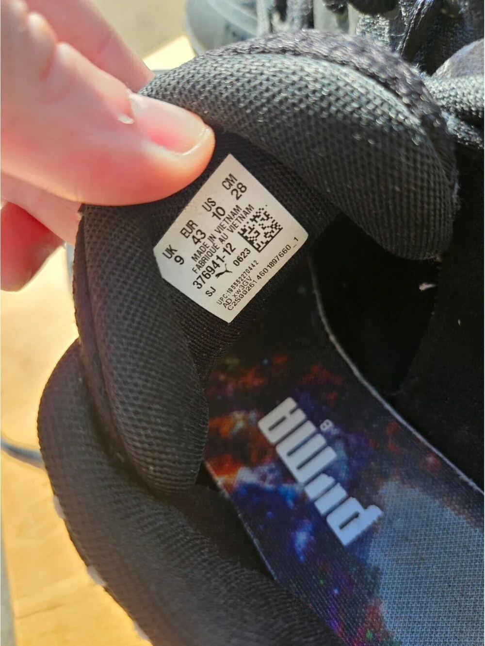 Puma Lamelo Ball MB.01 Lo Men’s Size 10, 376941-12 OG Basketball Used No Box